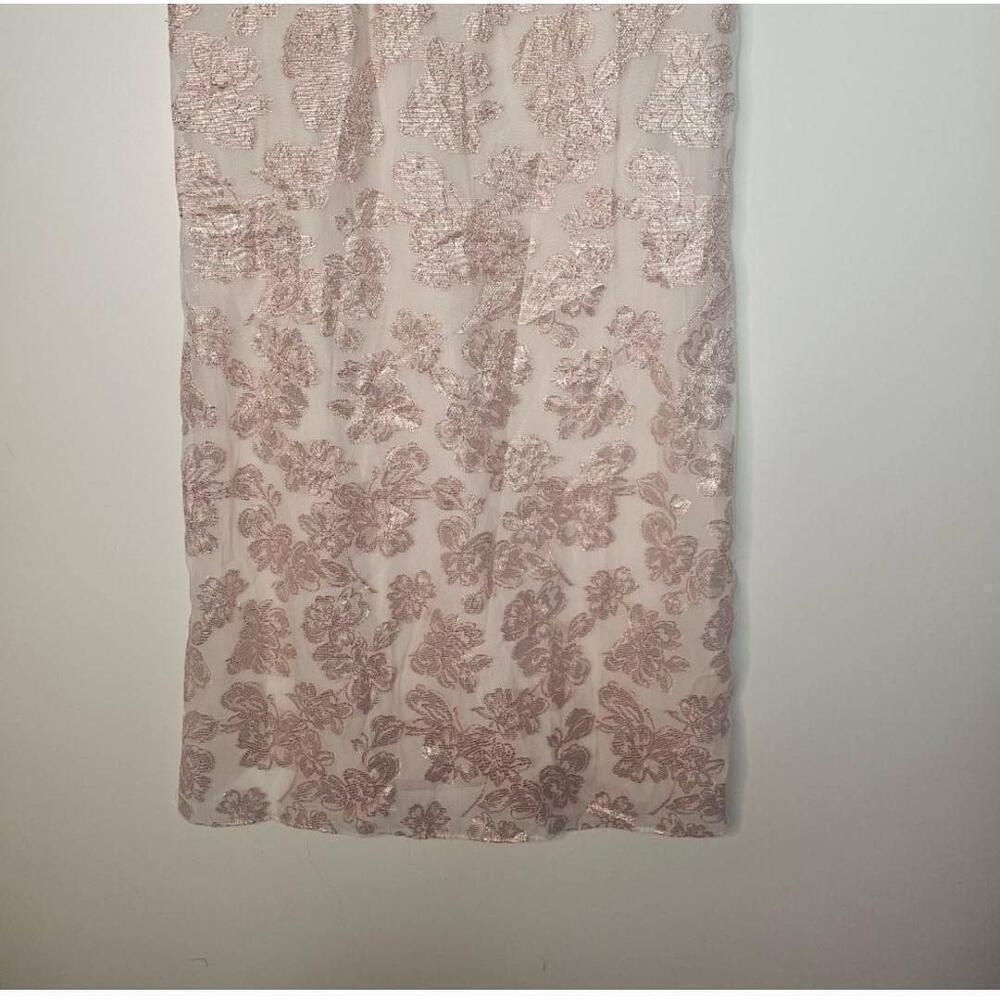 NWT Zara Limited Edition Maxi Dress Floral Side Slit Spaghetti Straps - Picture 7 of 14